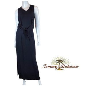 TOMMY BAHAMA Fit To Be Tied Tie Front Maxi Dress